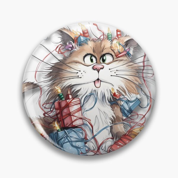 Item preview, Holiday Kitty designed and sold by sstudioarts.