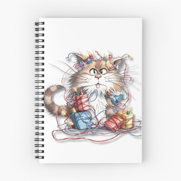 Item preview, Holiday Kitty designed and sold by sstudioarts.