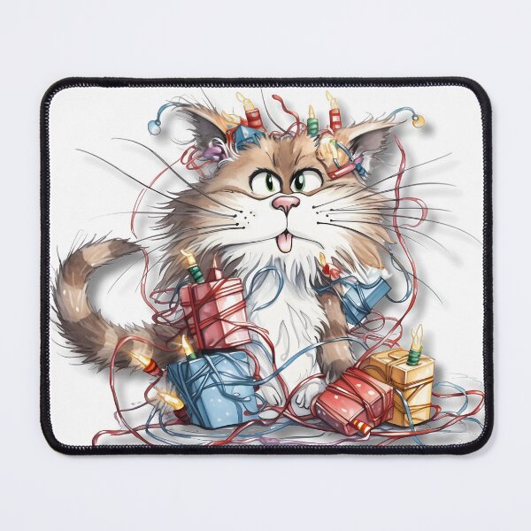Item preview, Holiday Kitty designed and sold by sstudioarts.