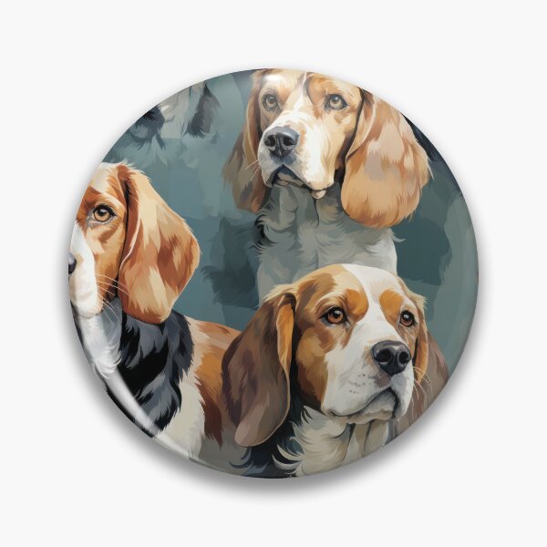 Item preview, Beautiful Beagles designed and sold by PatternCabinet-.