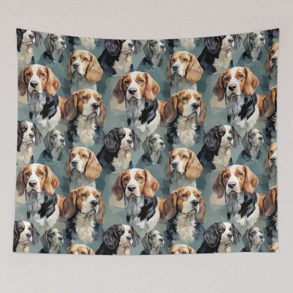 Item preview, Beautiful Beagles designed and sold by PatternCabinet-.