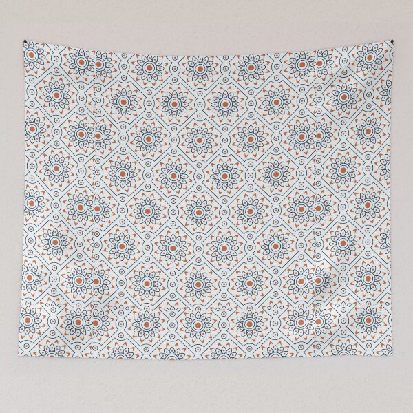 Item preview, Colorful flowers Arabic Pattern designed and sold by Dzhon99.