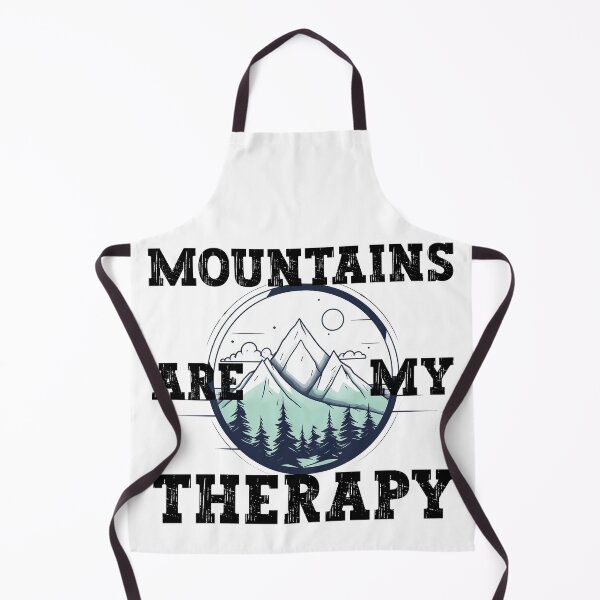 Item preview, MOUNTAINS ARE MY THERAPY designed and sold by InfinityCircle.