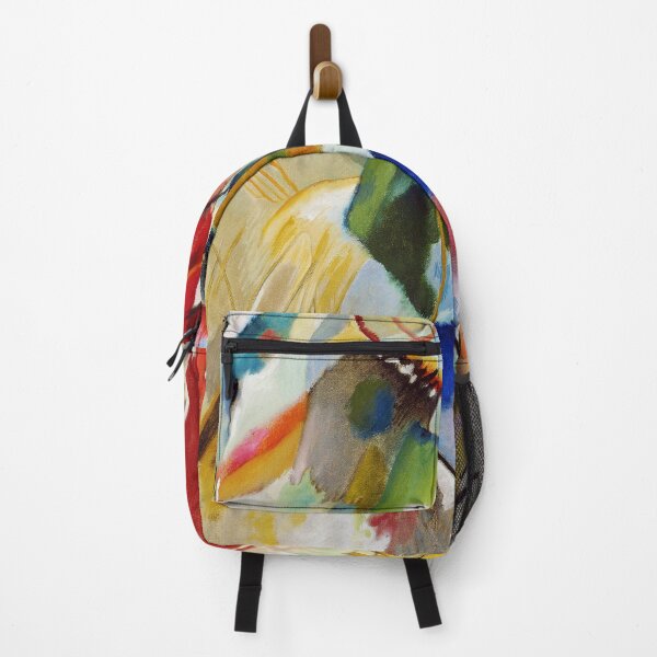 Item preview, Wassily Kandinsky, 1913 - Painting with Green Center, Mouse Pads, Large Print Clothing, Pouches, Laptop Skins & Sleeves, Bath Mats, Cotton Tote Bags, Pin Buttons designed and sold by Suzana Djordjevic.