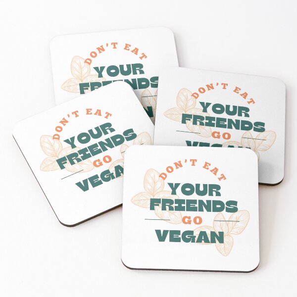 Artikelvorschau, iss nicht deine Freunde werde vegan entworfen und verkauft von thisisbluetiful.