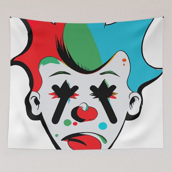 Item preview, Clown Face designed and sold by Crazy-Squirrel1.