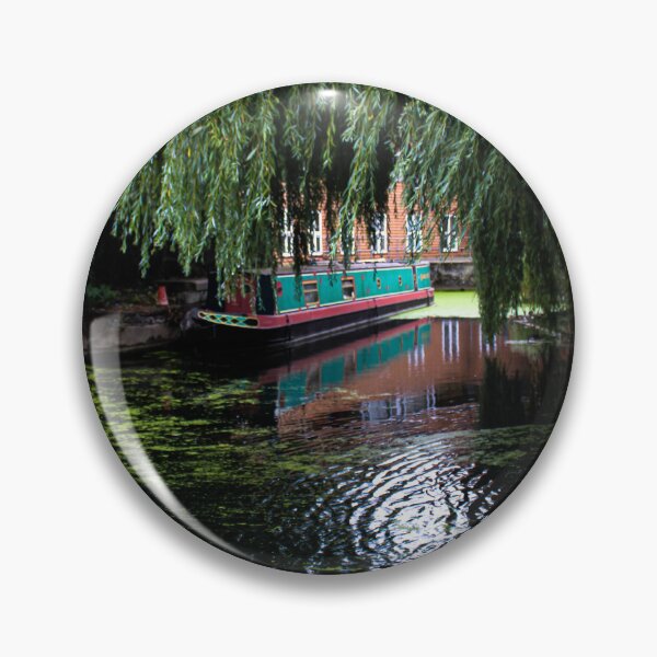 Item preview, London canal boat print designed and sold by BobbyConwayLDN.