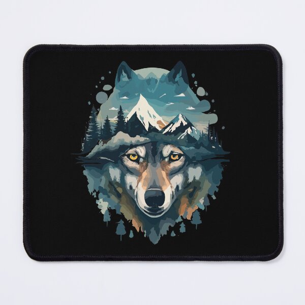Item preview, Wolf in mountains designed and sold by moitie.