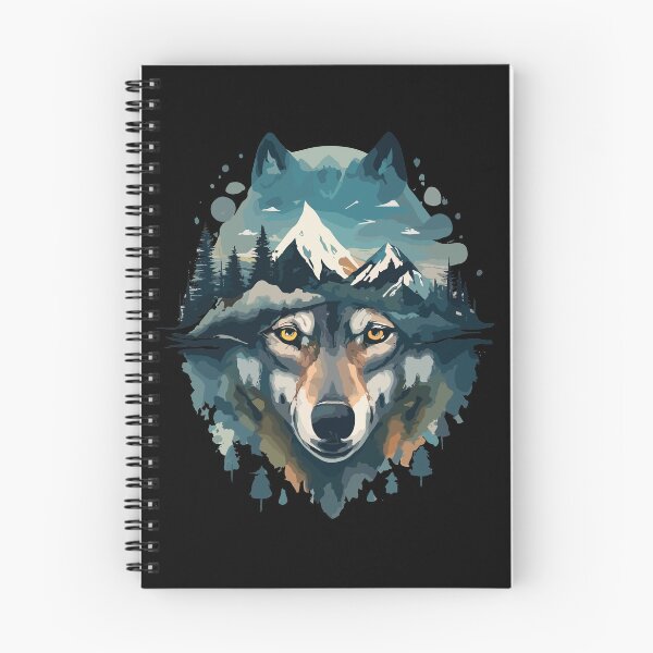 Item preview, Wolf in mountains designed and sold by moitie.
