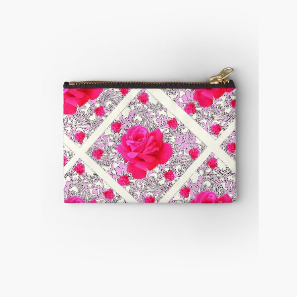 Item preview, FUCHSIA PINK ROSE BROCADE PATTERN designed and sold by sharlesart.
