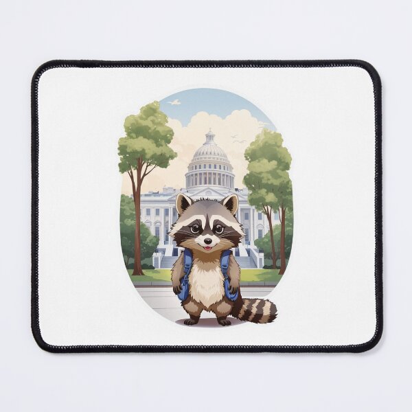 Item preview, Racoon in Washington, D.C. designed and sold by LabZoidd.