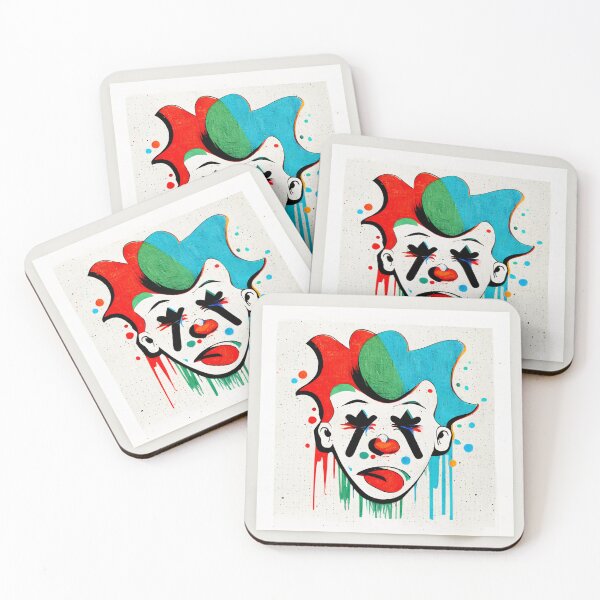 Item preview, Clown Face Art designed and sold by Crazy-Squirrel1.
