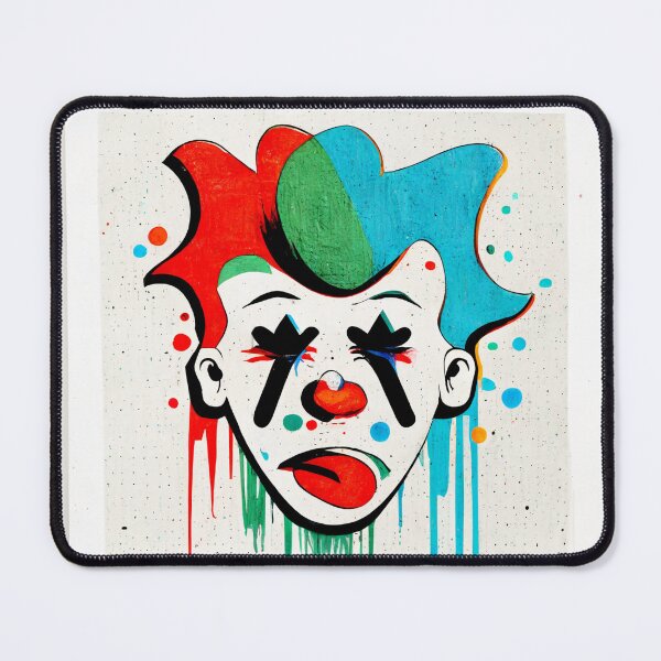 Item preview, Clown Face Art designed and sold by Crazy-Squirrel1.