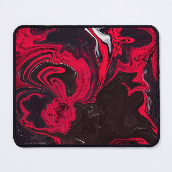 Item preview, Vibrant fluid patterns red black designed and sold by Ryukais-comix.