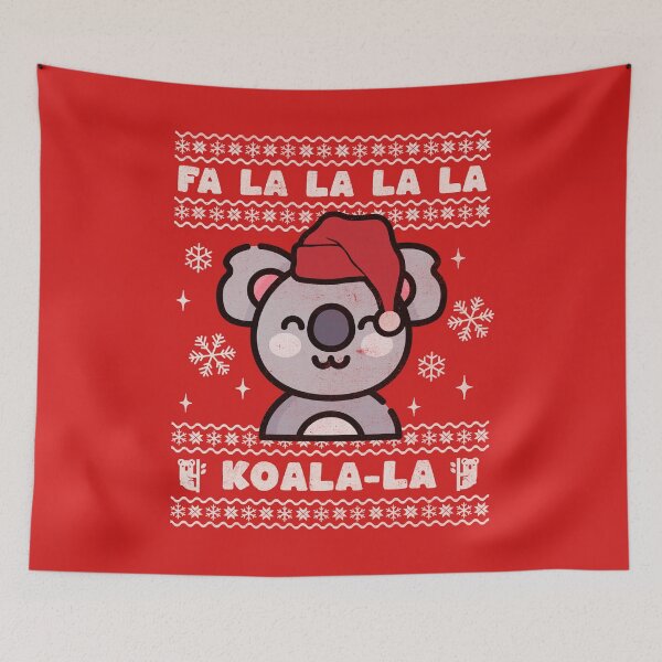 Artikelvorschau, Hässlicher Weihnachtspullover Fa La La Koala La entworfen und verkauft von PUFFYP.