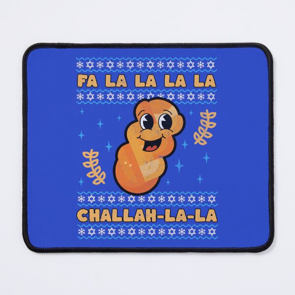 Item preview, Ugly Hanukkah Sweater Fa La La Challah Ugly Christmas Sweater Chrismukkah Gift designed and sold by PUFFYP.
