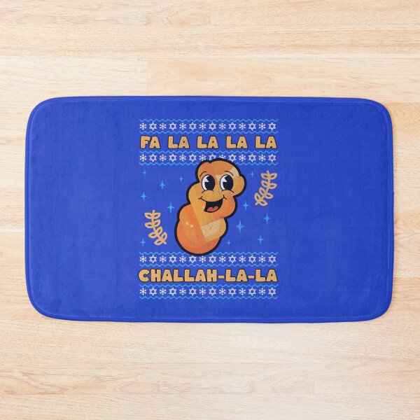 Item preview, Ugly Hanukkah Sweater Fa La La Challah Ugly Christmas Sweater Chrismukkah Gift designed and sold by PUFFYP.