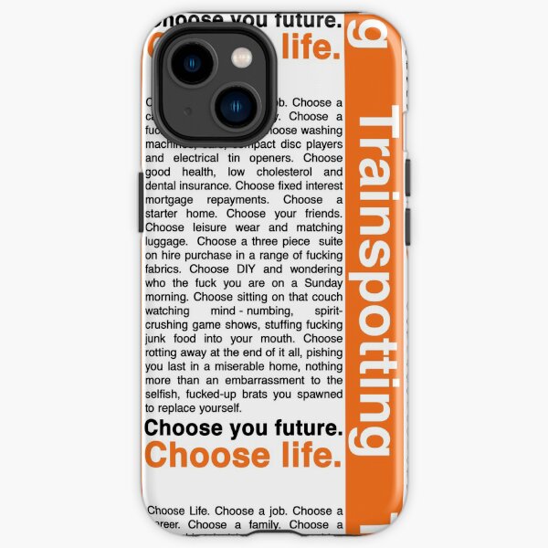 Trainspotting - Choisissez la vie Coque antichoc iPhone