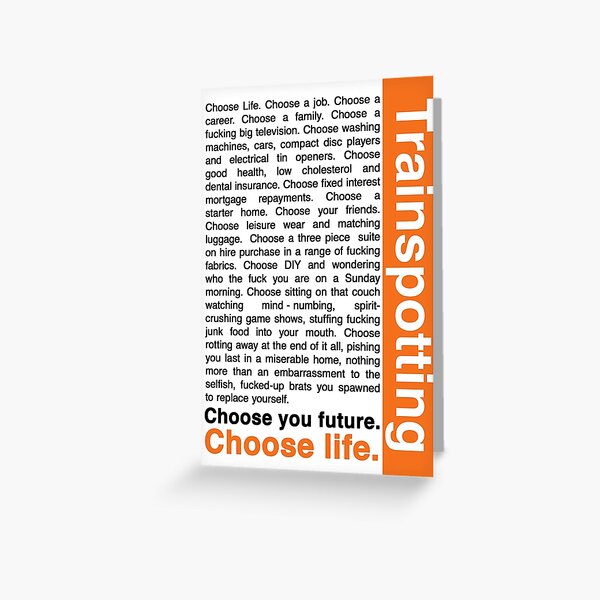 Item preview, Trainspotting - Choose Life designed and sold by Ketunnahka.