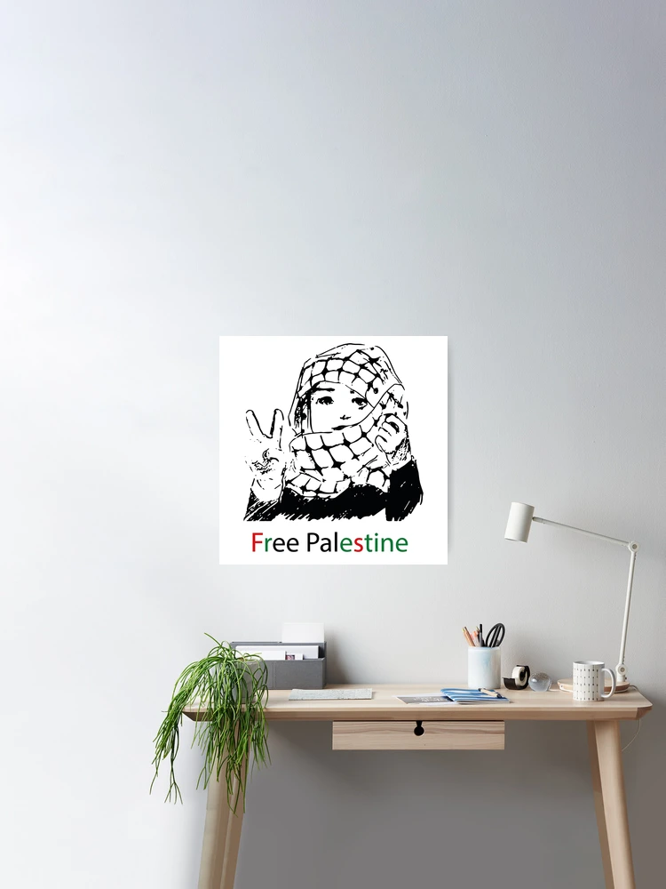 Free Palestine Kid Poster for Sale by AhmedZakiFouda | Redbubble