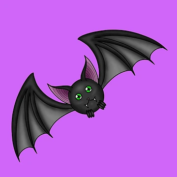 Artwork thumbnail, Cute Bat by RayRayViolet