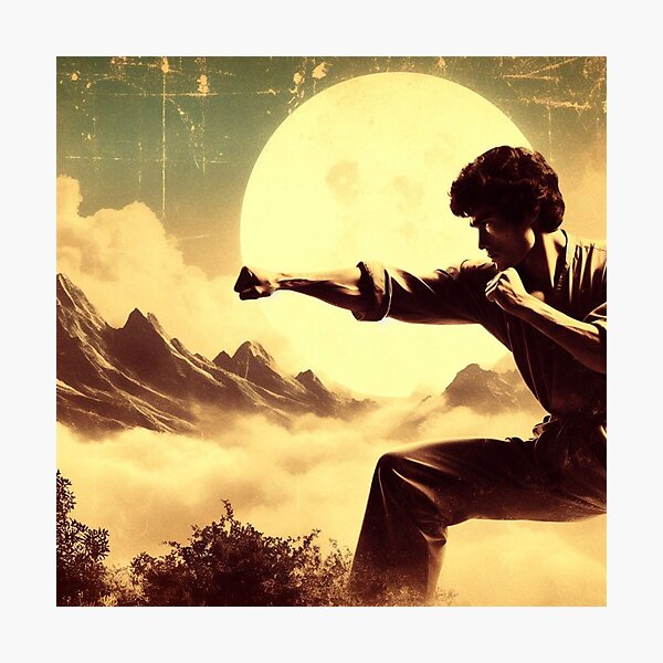 Artikel-Vorschau von vintage martial arts movie poster retro Karate , designt und verkauft von Martial-Art-23.