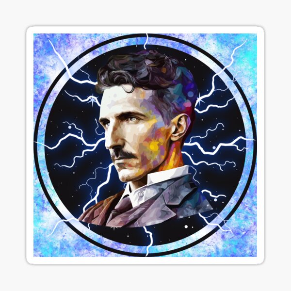 Artikel-Vorschau von Nikola Tesla, designt und verkauft von Aidesign77.