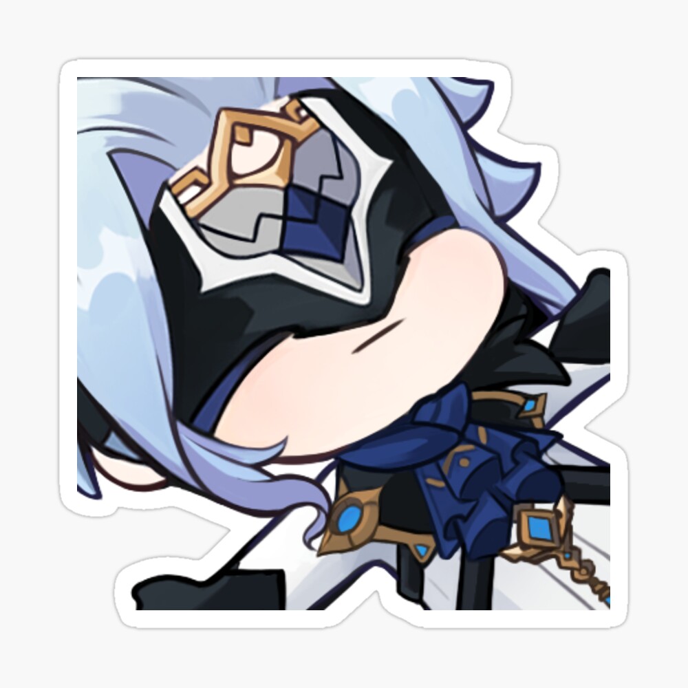 Genshin Impact Dottore Lazy Chibi | Sticker