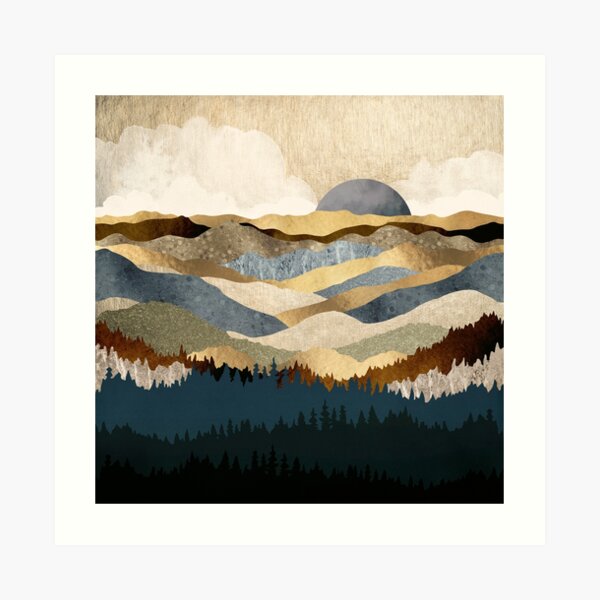 Golden Vista Art Print