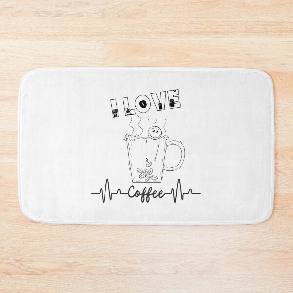 Item preview, I love coffee_ funny coffee designed and sold by OscarShoping.