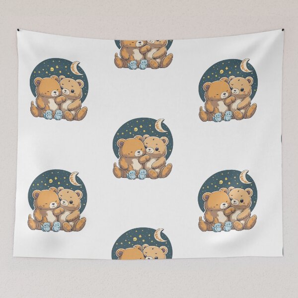 Item preview, Nighttime Bear Romance designed and sold by hudaG.