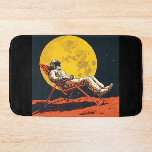 Item preview, Sunbathing Astronaut designed and sold by FarOutTees.