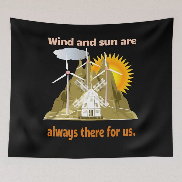 Item preview, Wind And Sun Are There For Us designed and sold by Bodino.