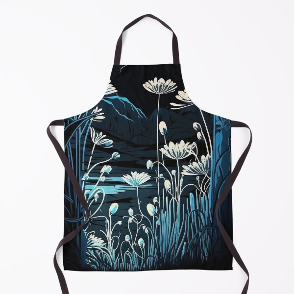 Item preview, Minimalist nature flowers at night  designed and sold by artra-shop.