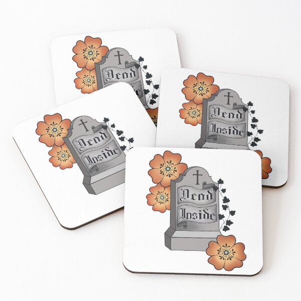 Item preview, Dead inside grave stone  designed and sold by sarahwatson944.