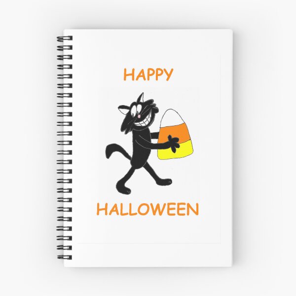 Item preview, Black Cat Happy Halloween designed and sold by ArteAcher23.