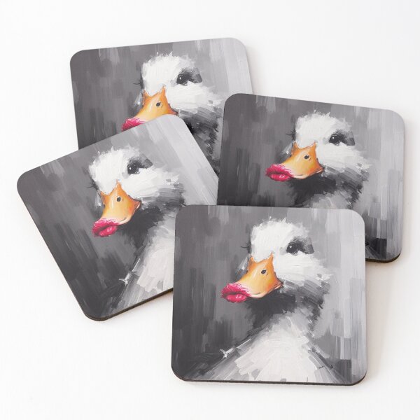 Item preview, A portrait of a feminine duck with a duckface designed and sold by Andreja's shop.
