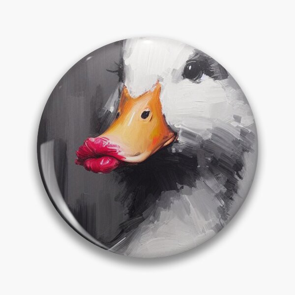 Item preview, A portrait of a feminine duck with a duckface designed and sold by Andreja's shop.