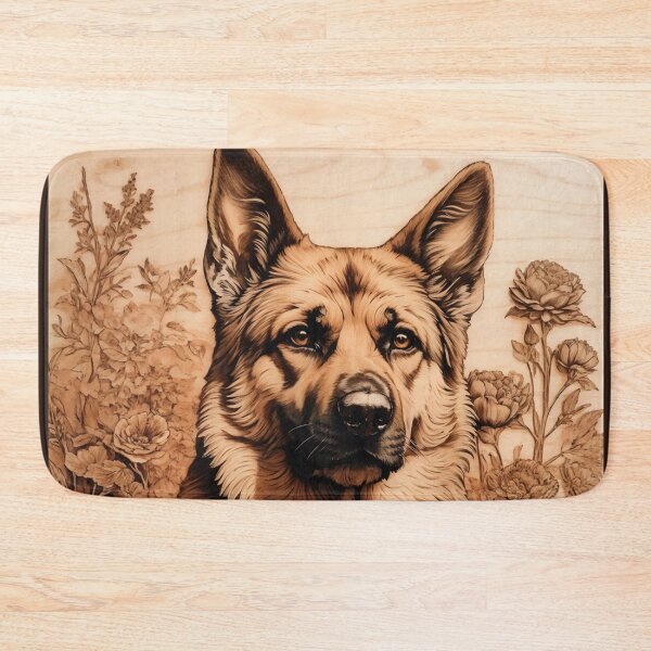 Item preview, German Shepherd: The Noble Grace of Wood (Pyro Pets Art - 012)  designed and sold by pyropetsart.