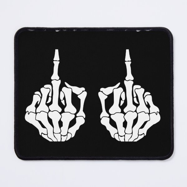 Item preview, shut the fuck up Skeleton Hand Middle Finger Pocket Skeleton Bones Fuck Off designed and sold by Maystro-design.