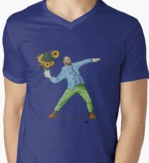Van Goghsky T-Shirt mit V-Ausschnitt für Männer