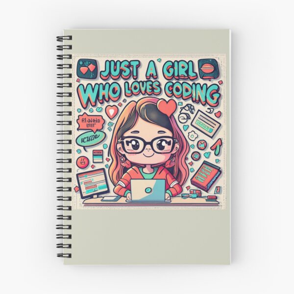 Item preview, Just A Girl Who Loves Coding Geek Coding Women designed and sold by ArtFromBeyond.