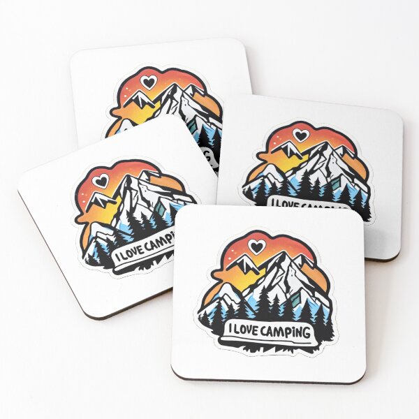 Artikelvorschau, Eine Liebe namens Camping entworfen und verkauft von Wearable Prints.