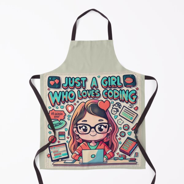 Item preview, Just A Girl Who Loves Coding Geek Coding Women designed and sold by ArtFromBeyond.