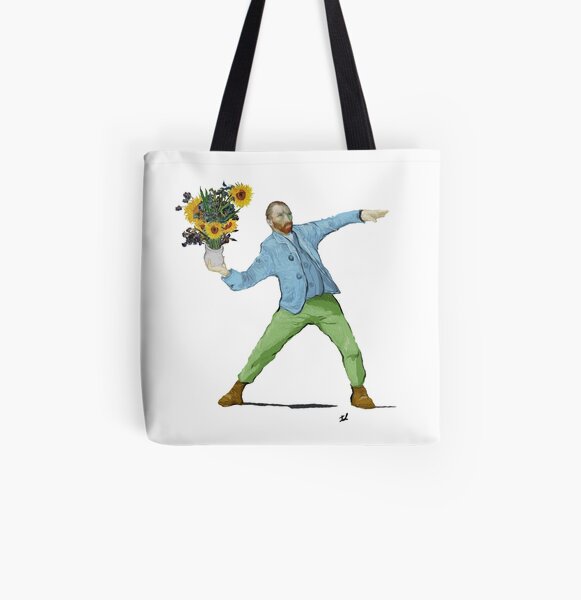 Van Goghsky All Over Print Tote Bag