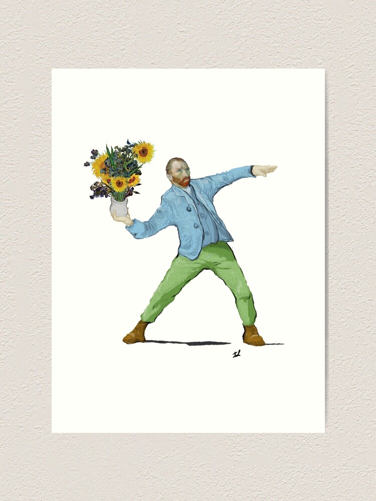 Alternate view of Van Goghsky Art Print