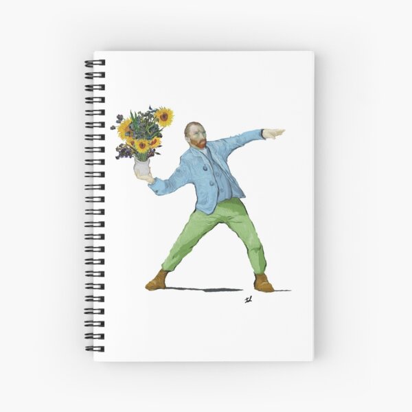 Van Goghsky Spiral Notebook