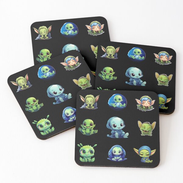 Item preview, Elf, Alien, Baby, Sticker Pack, 3 designed and sold by DigitalArtAJP.