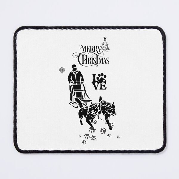 Item preview, Cute Husky Dog Sledder Sticker- Sled Dog Breeds - Merry Christmas Sled Dog - Eskimo Snow Fighter designed and sold by ArtSculpt.