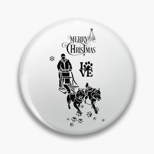 Item preview, Cute Husky Dog Sledder Sticker- Sled Dog Breeds - Merry Christmas Sled Dog - Eskimo Snow Fighter designed and sold by ArtSculpt.